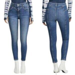 Free People Daybreak Riley Seamed Skinny Jeans 29